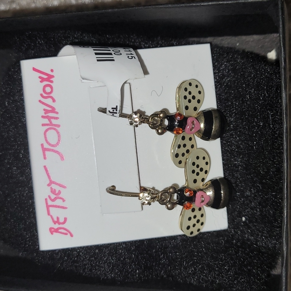 Betsey Johnson Bee Earrings